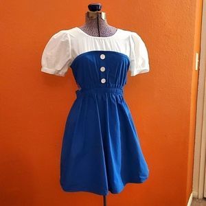 White&Blue Perfect Dress